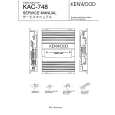 KENWOOD KAC748 Owner's Manual cover photo