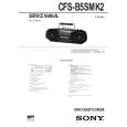 SONY CFSB5SMK2 Service Manual cover photo