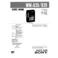 SONY WMA39 Service Manual cover photo