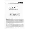 ONKYO TA-RW311 Owner's Manual cover photo