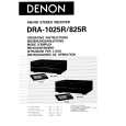 DENON DRA-825R Owner's Manual cover photo