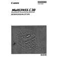 CANON MULTIPASSC30 Owner's Manual cover photo