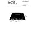 KENWOOD KAC742 Service Manual cover photo