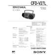 SONY CFDV27L Service Manual cover photo