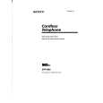 SONY SPP900 Owner's Manual cover photo