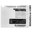 PIONEER DEHP705RDS Owner's Manual cover photo