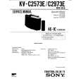 SONY KVC2973E Service Manual cover photo