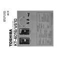 TOSHIBA KT-4016 Service Manual cover photo