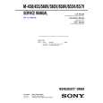 SONY M560V Service Manual cover photo
