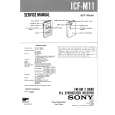 SONY ICFM11 Service Manual cover photo
