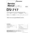 PIONEER DV717 Service Manual cover photo