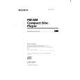 SONY CDX-C610 Owner's Manual cover photo