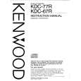 KENWOOD KDC67R Owner's Manual cover photo