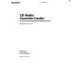 SONY CFD-DW222 Owner's Manual cover photo