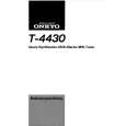 ONKYO T4430 Owner's Manual cover photo