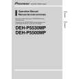 PIONEER DEH-P5500MPEW Service Manual cover photo