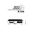 LUXMAN K210 Service Manual cover photo