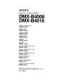SONY DMBK-4001 Service Manual cover photo