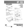 SONY BP100 Service Manual cover photo