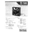 SONY TC580 Service Manual cover photo
