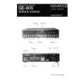 KENWOOD GE-800 Service Manual cover photo
