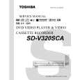 TOSHIBA SDV320SCA Service Manual cover photo