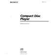 SONY CDP-CE105 Owner's Manual cover photo