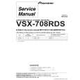 PIONEER VSX-708RDS/HYXJI Service Manual cover photo