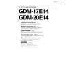 SONY GDM-20E14 Owner's Manual cover photo