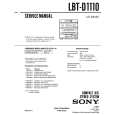 SONY LBT-D1110 Service Manual cover photo
