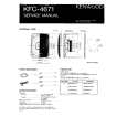 KENWOOD KFC4671 Service Manual cover photo