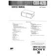 SONY CDXA20 Service Manual cover photo