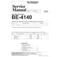 PIONEER BE-4140/KUW Service Manual cover photo