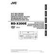 JVC BD-X200U Owner's Manual cover photo