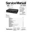 TECHNICS SLP500 Service Manual cover photo