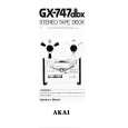 AKAI GX-747DBX Owner's Manual cover photo