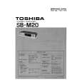 TOSHIBA SB-M20 Service Manual cover photo
