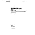 SONY CDP-CX210 Owner's Manual cover photo