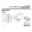 SONY PCGZ1VXCNP Service Manual cover photo