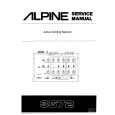 ALPINE 3672 Service Manual cover photo