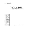 PIONEER CU-AV007 Owner's Manual cover photo