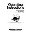 TECHNICS SL-H302 Owner's Manual cover photo