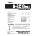 TEAC A-BX10 Owner's Manual cover photo