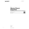SONY TAN1 Owner's Manual cover photo
