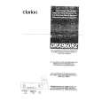 CLARION DRX960RZ Owner's Manual cover photo