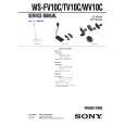 SONY WSFV10C Service Manual cover photo