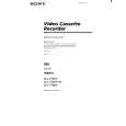 SONY SLV775HF Owner's Manual cover photo