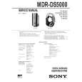 SONY MDRDS5000 Service Manual cover photo