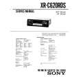 SONY XRC620RDS Service Manual cover photo