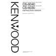 KENWOOD CS-6040 Owner's Manual cover photo
